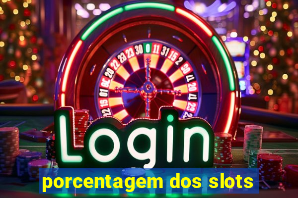 porcentagem dos slots