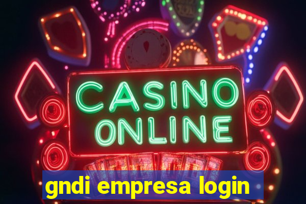 gndi empresa login