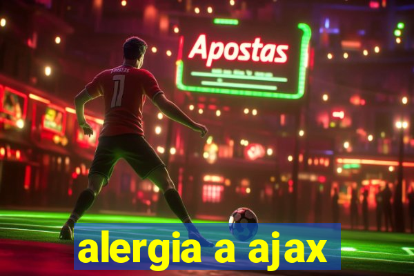 alergia a ajax