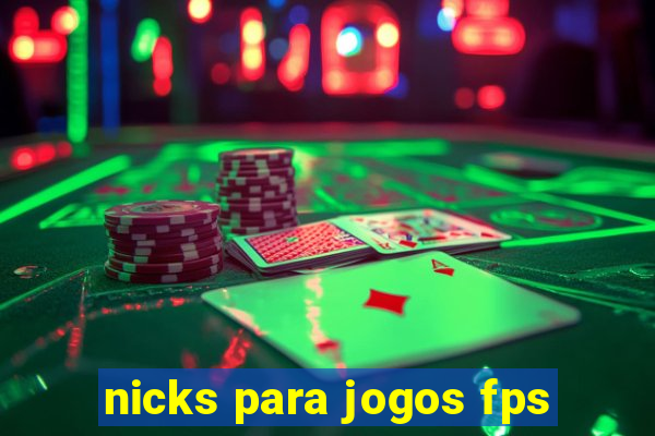 nicks para jogos fps