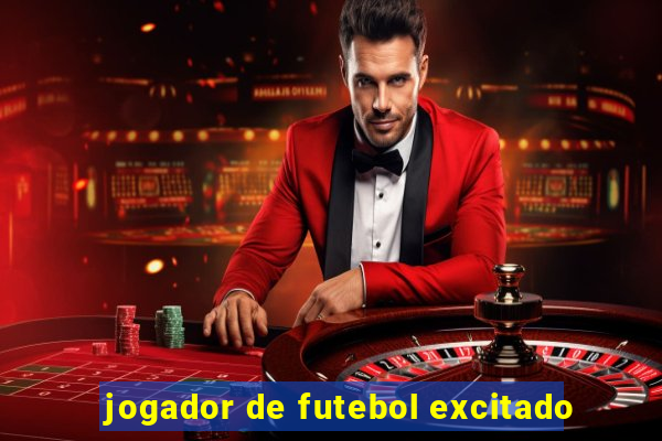 jogador de futebol excitado