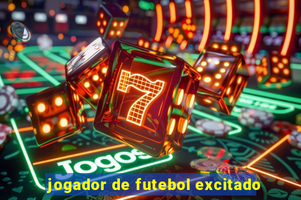 jogador de futebol excitado