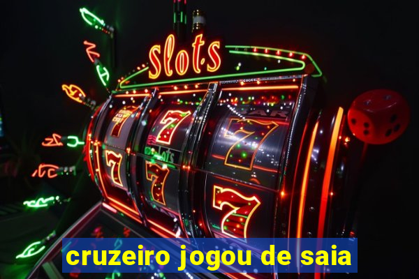 cruzeiro jogou de saia