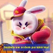 homebrew ordem paranormal