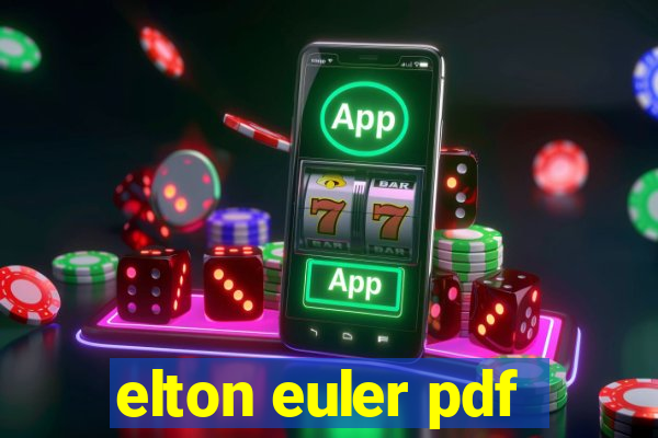 elton euler pdf