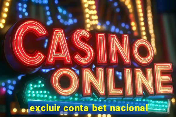 excluir conta bet nacional