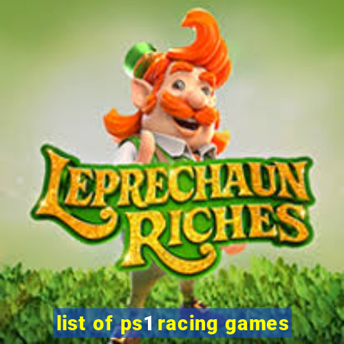 list of ps1 racing games