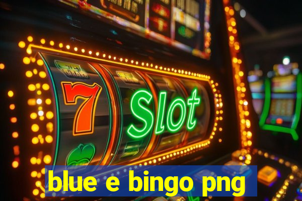 blue e bingo png