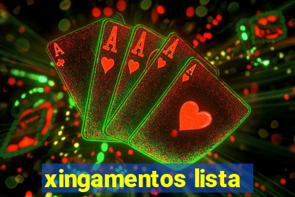 xingamentos lista