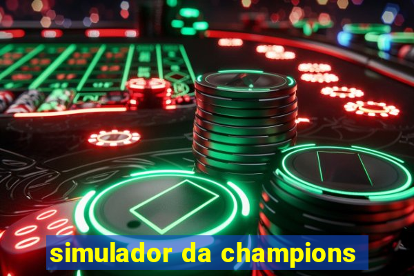 simulador da champions