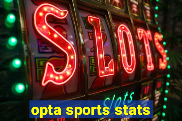 opta sports stats