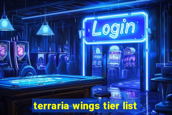 terraria wings tier list