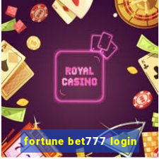 fortune bet777 login