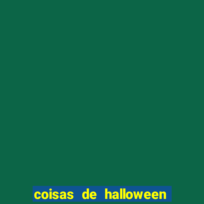 coisas de halloween com f