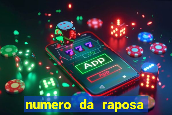 numero da raposa jogo do bicho