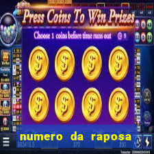 numero da raposa jogo do bicho