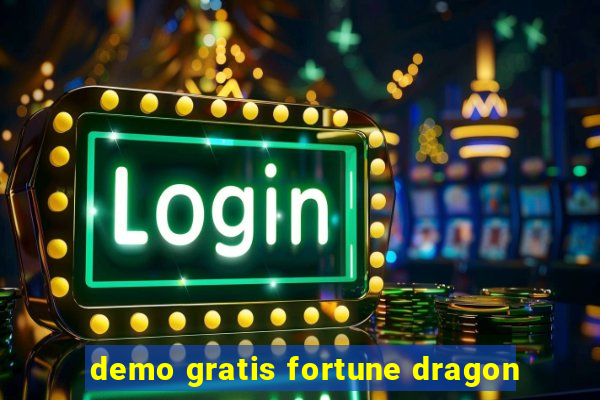 demo gratis fortune dragon