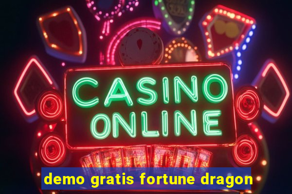 demo gratis fortune dragon