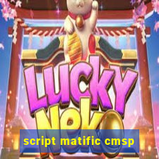 script matific cmsp