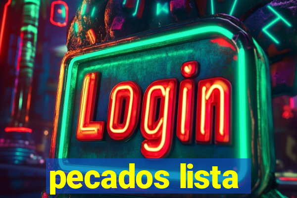 pecados lista