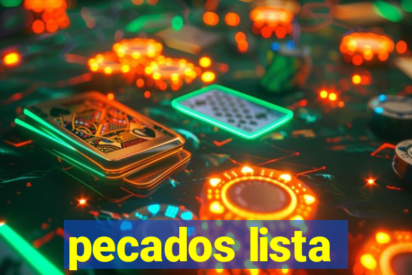 pecados lista