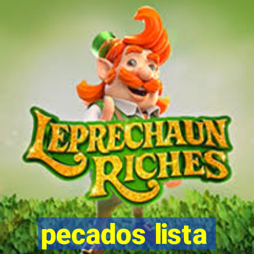 pecados lista