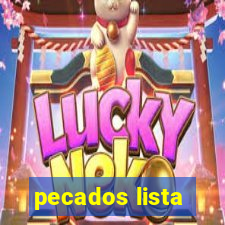 pecados lista