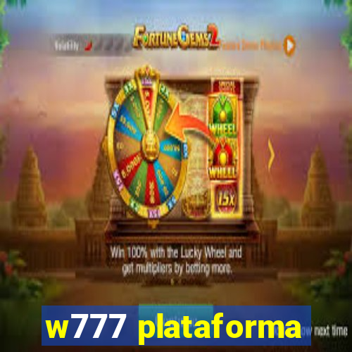 w777 plataforma