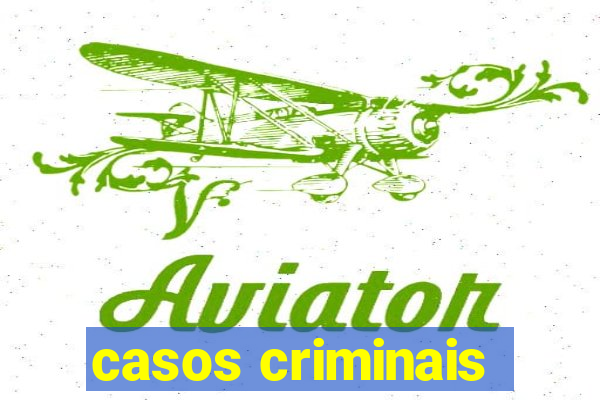 casos criminais