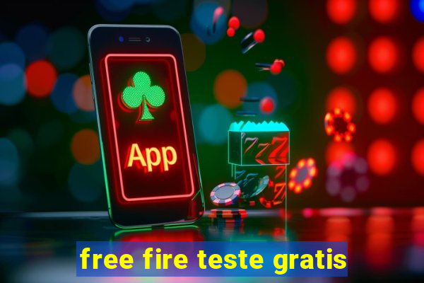 free fire teste gratis