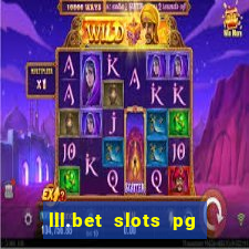 lll.bet slots pg online games