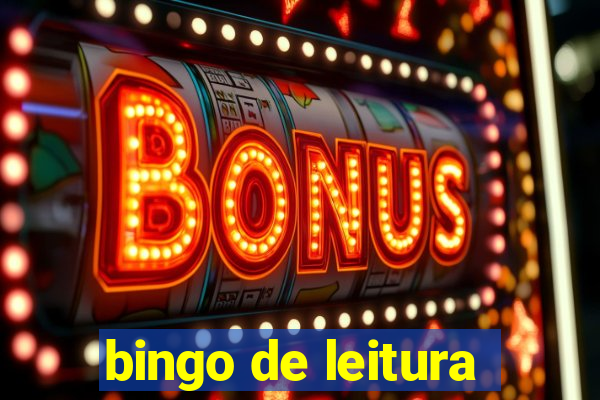 bingo de leitura