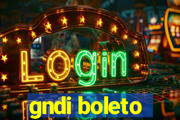 gndi boleto