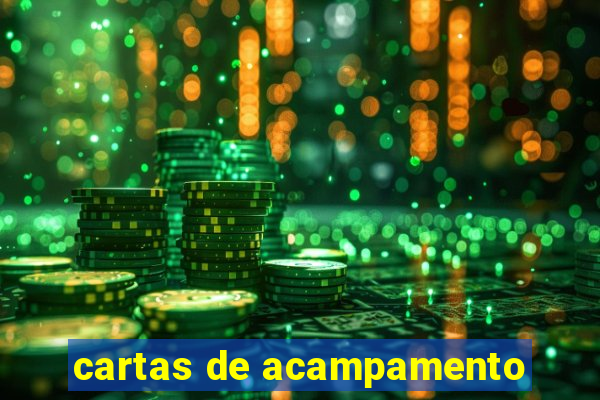 cartas de acampamento