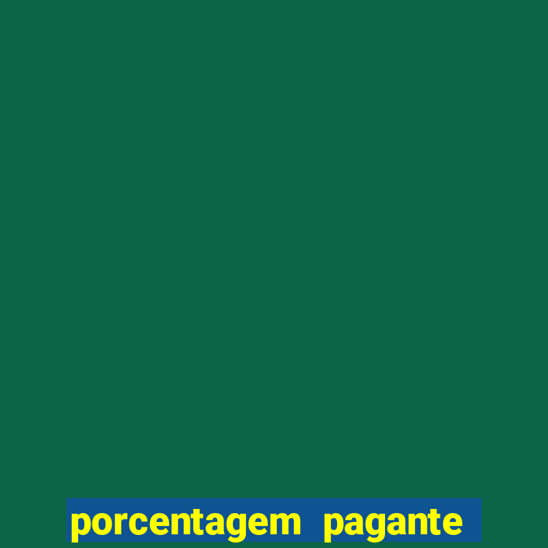 porcentagem pagante slots pg