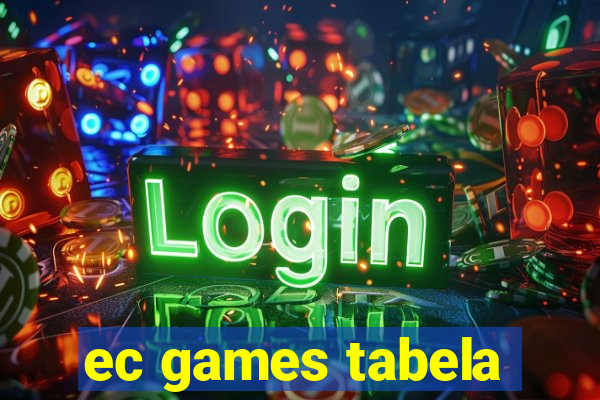 ec games tabela