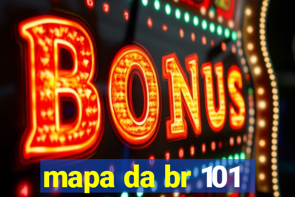 mapa da br 101