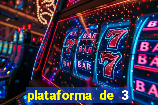 plataforma de 3 reais jogo