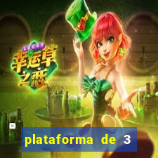 plataforma de 3 reais jogo