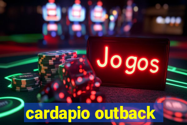 cardapio outback