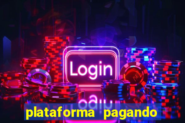 plataforma pagando bonus no cadastro