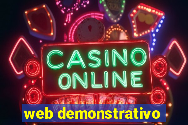 web demonstrativo