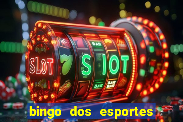 bingo dos esportes para imprimir