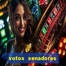 votos senadores impeachment moraes