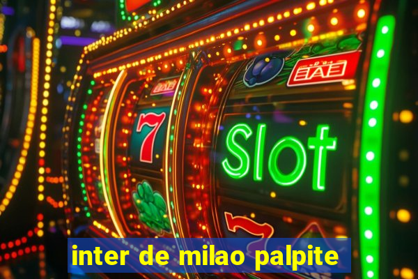 inter de milao palpite