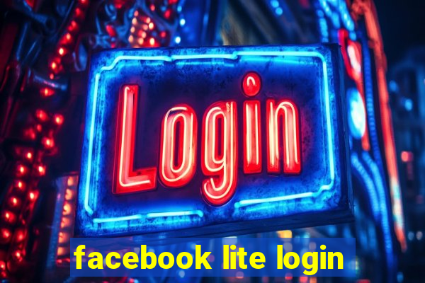 facebook lite login