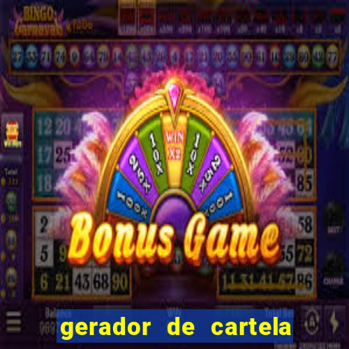 gerador de cartela de bingo