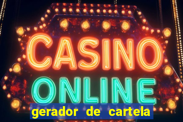 gerador de cartela de bingo