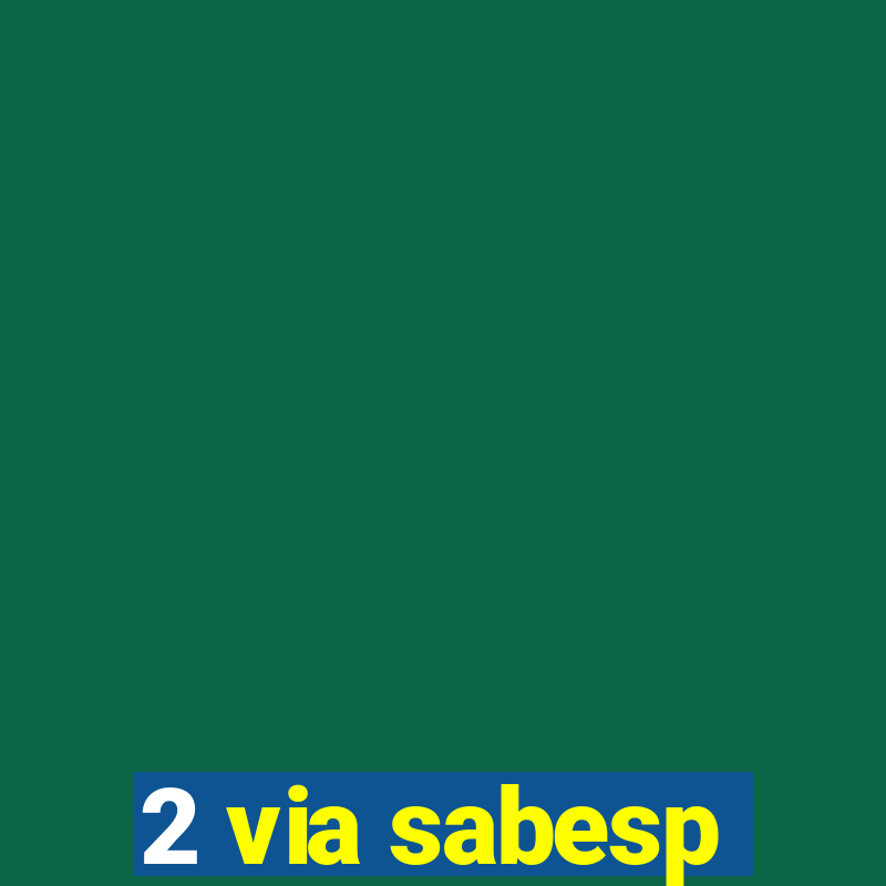 2 via sabesp