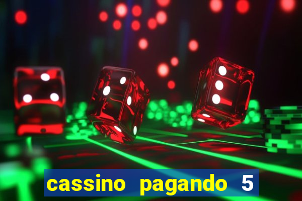 cassino pagando 5 reais no cadastro